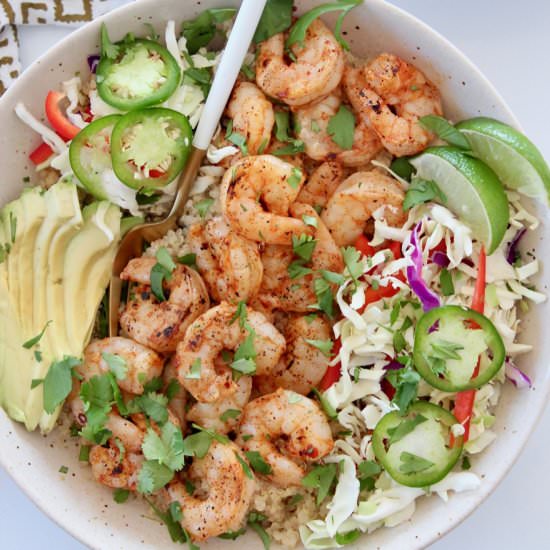 Shrimp Taco Bowl - Recipe photo by Bowls Are The New Plates