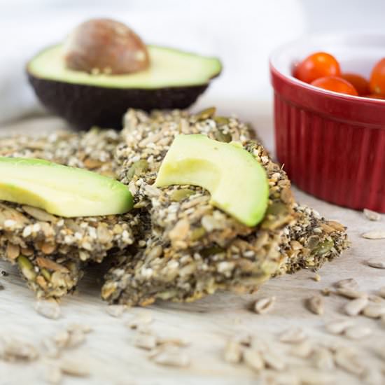 Easy Seed Crackers - Recipe photo by lovefoodnourish
