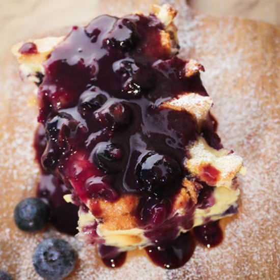 Blueberry French Toast Casserole - Recipe photo by whenavagabondcooks