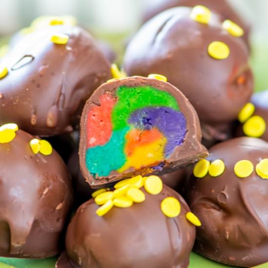 Pot of Gold Rainbow Truffles - Recipe photo by dhoman