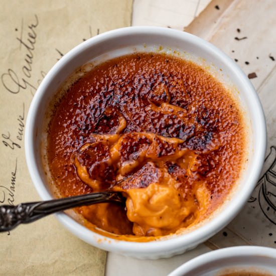 Thai Tea Creme Brulee - Recipe photo by cooking_therapy