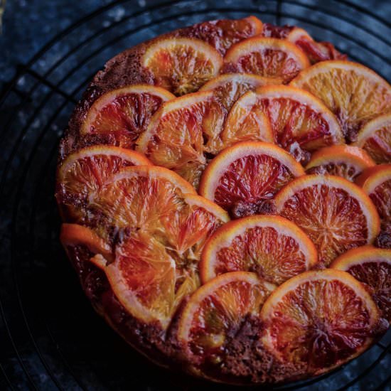 Blood Orange Chocolate Cake - Recipe photo by tiffinandteaofficial