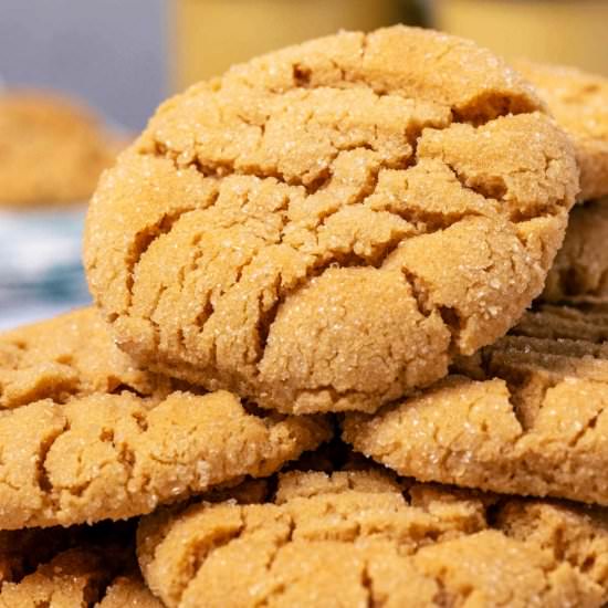 Eggless Peanut Butter Cookies - Recipe photo by gimmethatflavor