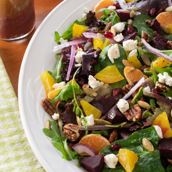 Roasted Beet Salad - Recipe photo by For the Love of Cooking