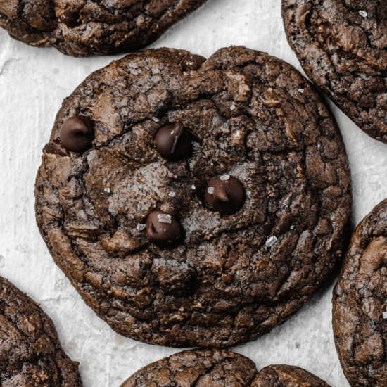 Easy Brownie Mix Cookies - Recipe photo by thecupcakechronicles