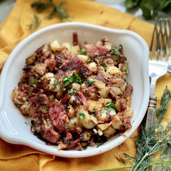 Homemade Corned Beef Hash - Recipe photo by katiescucina