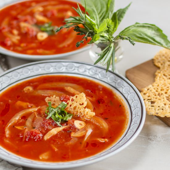 herbed tomato & fennel soup - Recipe photo by a zest for life