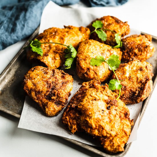 Sous Vide Fried Chicken - Recipe photo by saltpepperskillet