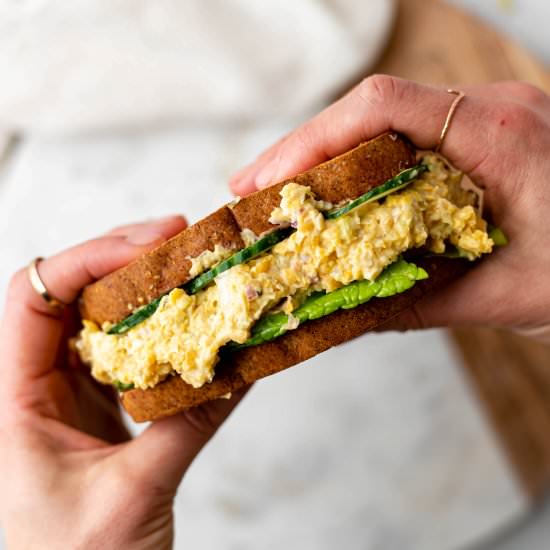Chickpea Salad Sandwiches - Recipe photo by greenseggsandyams
