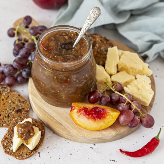 Spiced Nectarine Chilli Chutney - Recipe photo by spicyicecream