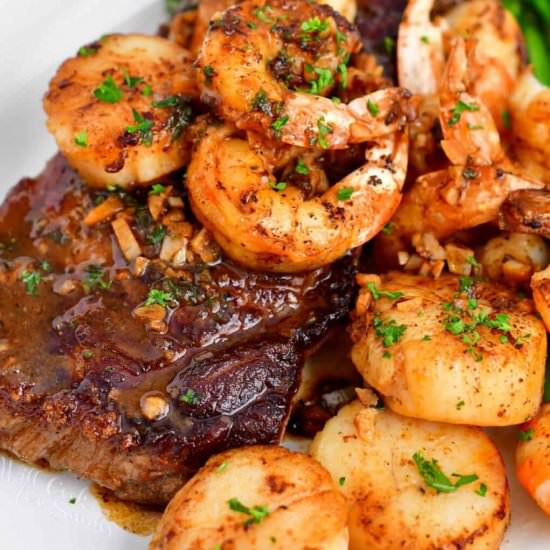 Surf and Turf - Recipe photo by WillCookForSmiles