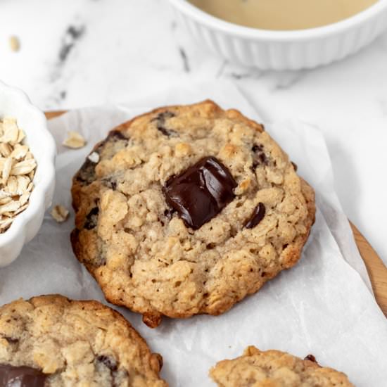 Tahini Oatmeal Cookies - Recipe photo by parsleyandicing