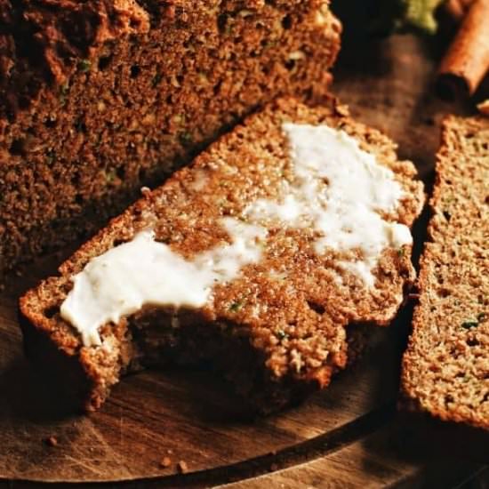 Easy Whole Wheat Zucchini Bread - Recipe photo by grabthemangos