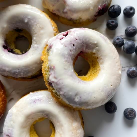 Baked Lemon Blueberry Donuts - Recipe photo by frozen_bananas_