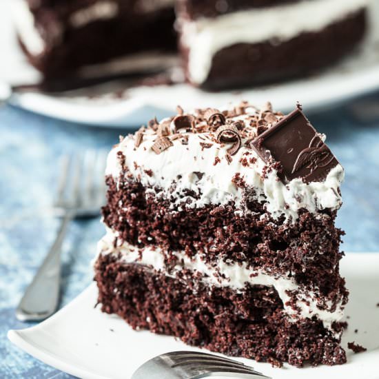 Irish Cream Chocolate Cake - Recipe photo by chewoutloud