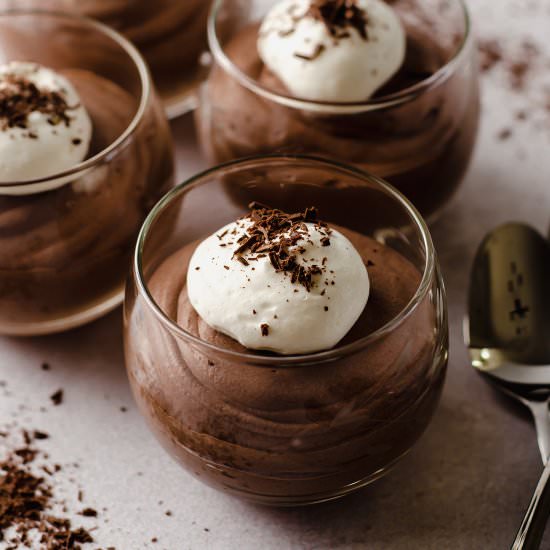 easy chocolate mousse - Recipe photo by freshaprilflours