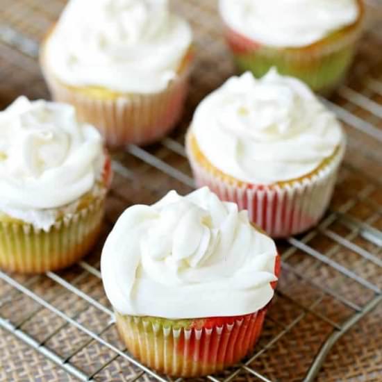 Tie-Dye Easter Cupcake - Recipe photo by scentednights2002