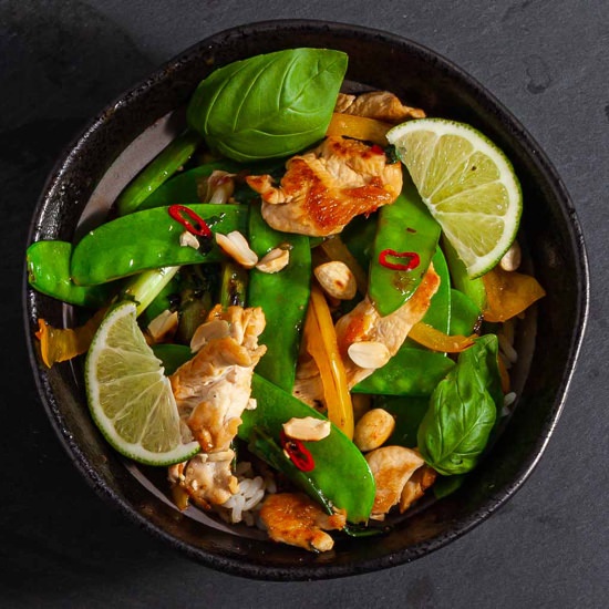 Thai Basil Chicken - Recipe photo by saltandpestle