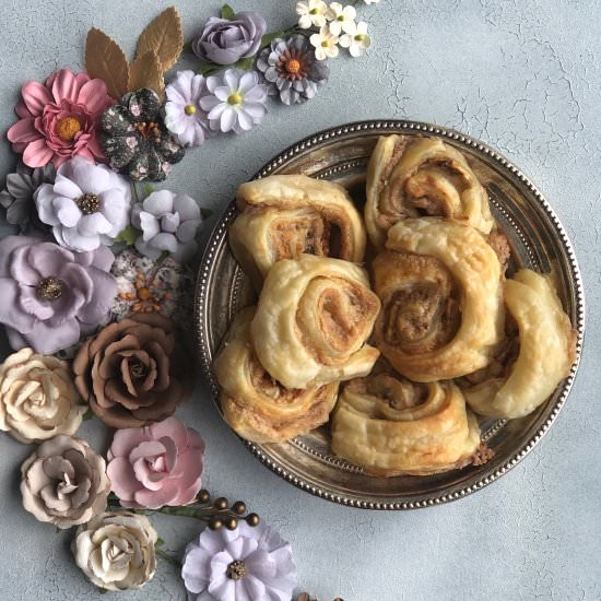 Easy mascarpone scrolls three ways - Recipe photo by Once a Foodie
