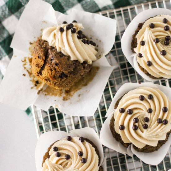 Small-Batch Coffee Cupcakes - Recipe photo by DoughEyedBlog