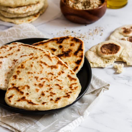 Easy yoghurt flatbreads - Recipe photo by vanillafrost4