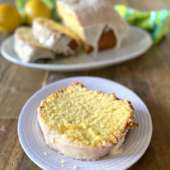 Copycat Starbucks Iced Lemon Loaf - Recipe photo by Skinny Sweets