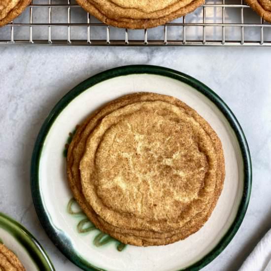 Giant Crinkled Snickerdoodles - Recipe photo by thebrookcook.wordpress.com