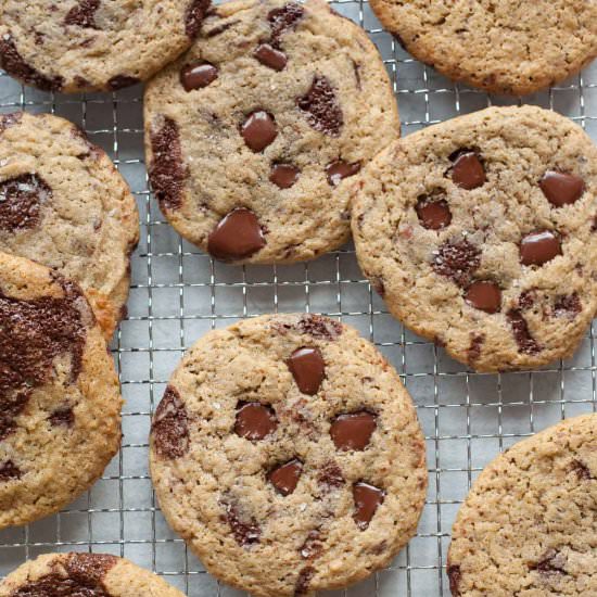 Rye chocolate chip cookies - Recipe photo by everyday-delicious.com
