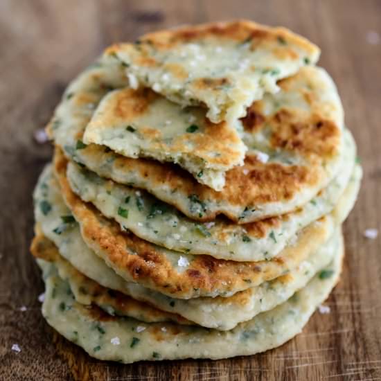 Easy Skillet Herb Flatbreads - Recipe photo by flavor-feed