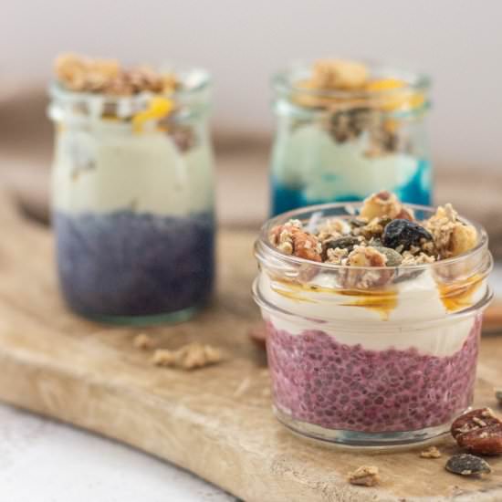 One Step Chia Puddings - Recipe photo by sweeterthanoats