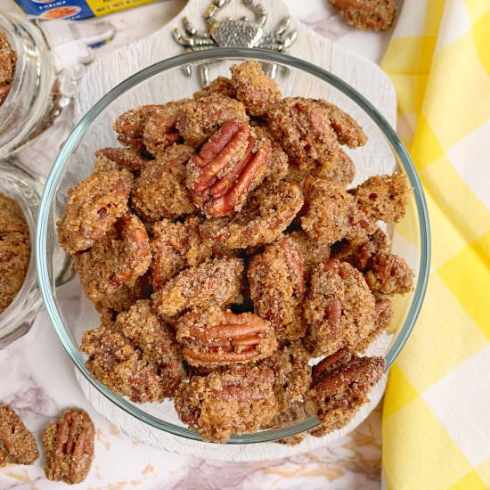 Old Bay Candied Pecans - Recipe photo by Theyummymuffin
