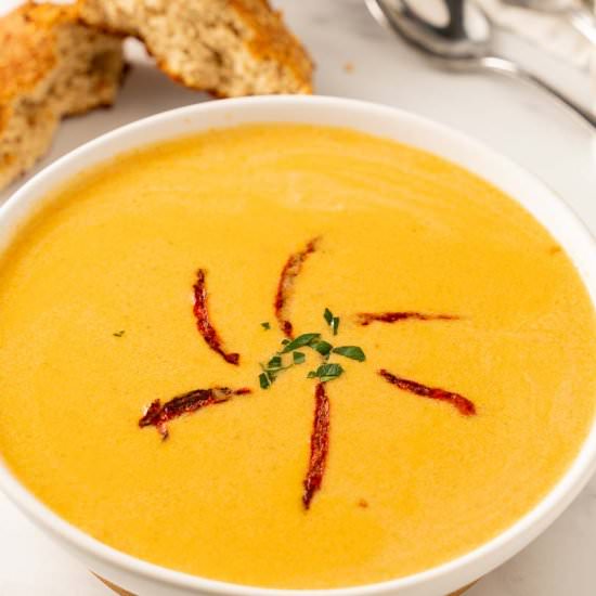 Creamy Onion Soup with Ham - Recipe photo by debsdailydish