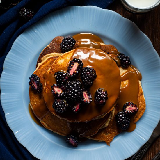 Sticky Toffee Pancakes - Recipe photo by rhubarbandcod