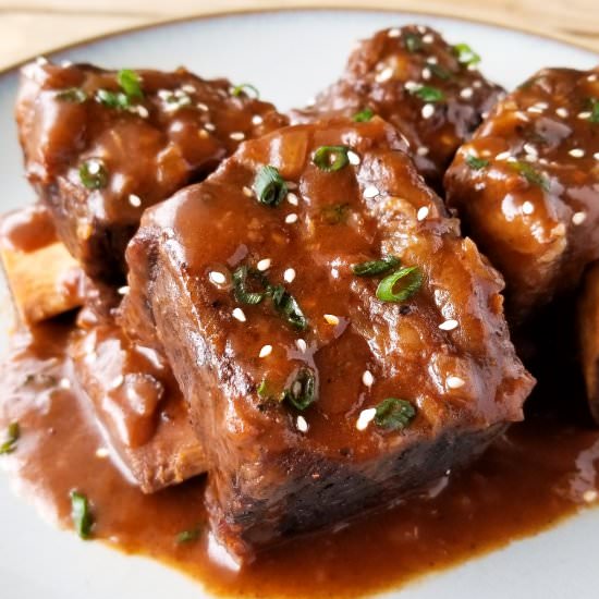 sesame ginger short ribs - Recipe photo by amandacooksandstyles