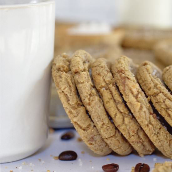 Espresso Brown Butter Toffee Cookie - Recipe photo by TwoSugarBugs