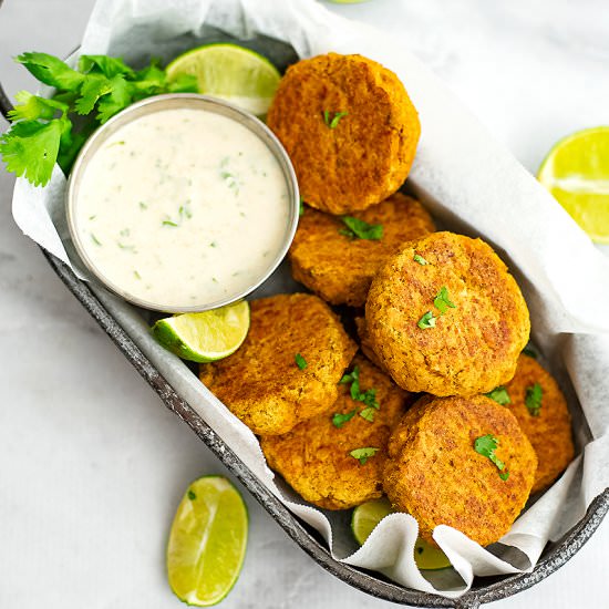 Easy Curry Salmon Cakes - Recipe photo by BitesOfWellness
