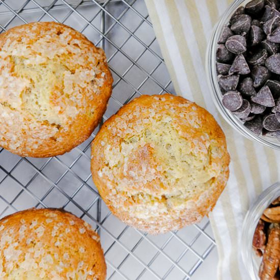 Banana Chocolate Chip Muffins - Recipe photo by House of Elyn Ryn