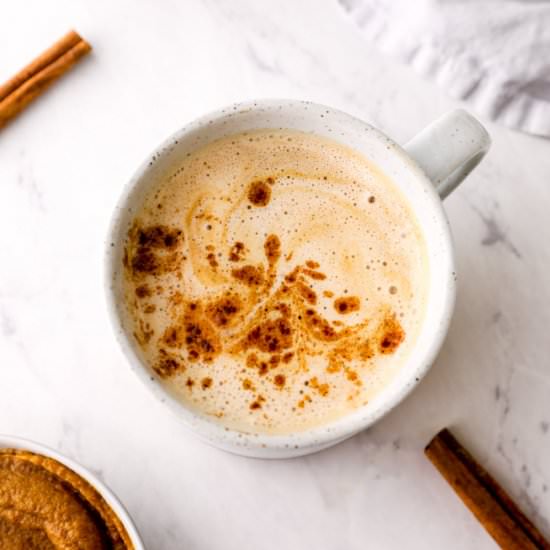 Caramel Pumpkin Spice Latte - Recipe photo by Darn Good Veggies