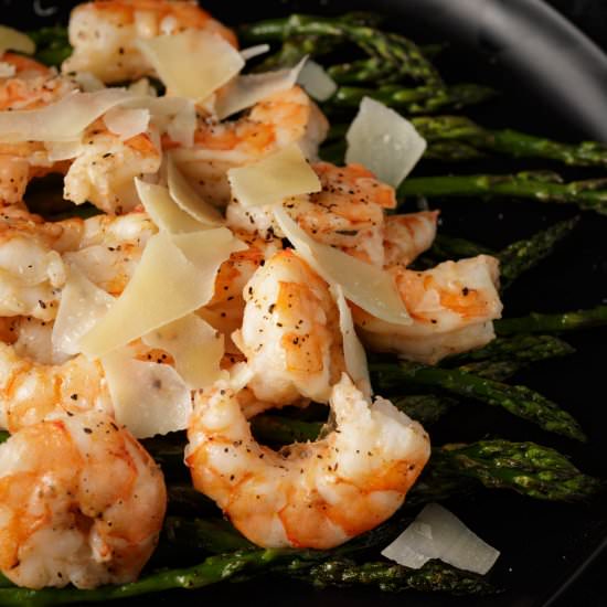 Shrimp and Asparagus - Recipe photo by Barbara Curry