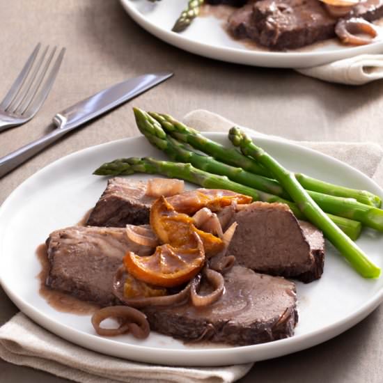 Spiced Brisket with Tangerines - Recipe photo by jillshough