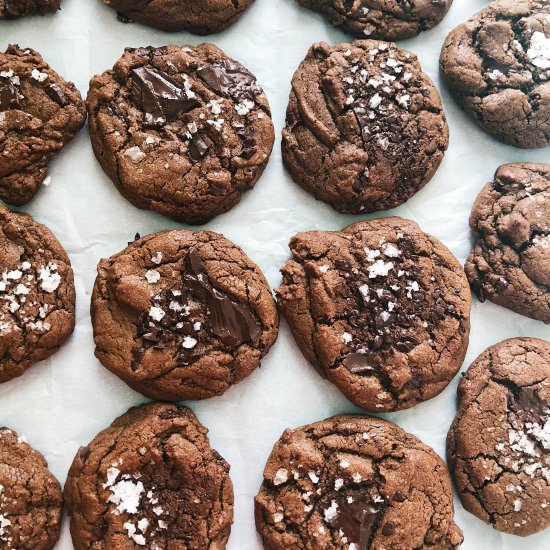Chocolate Chunk Sea-Salt Cookies - Recipe photo by Fitty Foodlicious