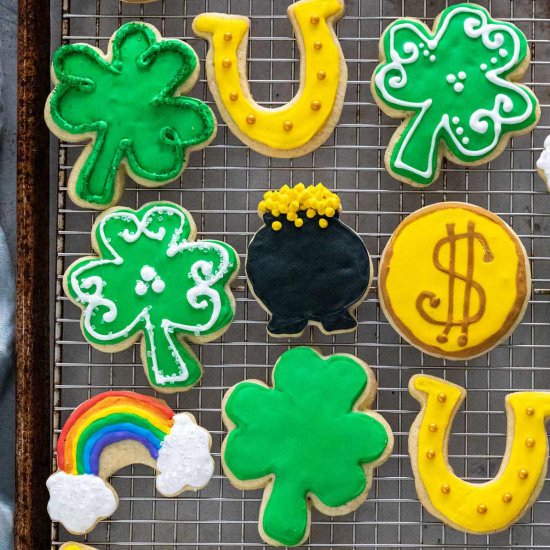 St. Patrick’s Day Cookies - Recipe photo by Jessica Gavin