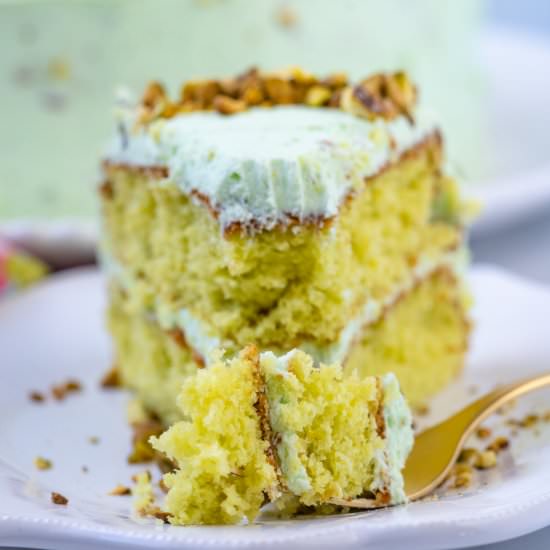 Pistachio Pudding Cake - Recipe photo by EasyBudgetRecipes