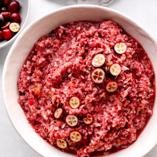 Cranberry Pineapple Relish - Recipe photo by Darn Good Veggies