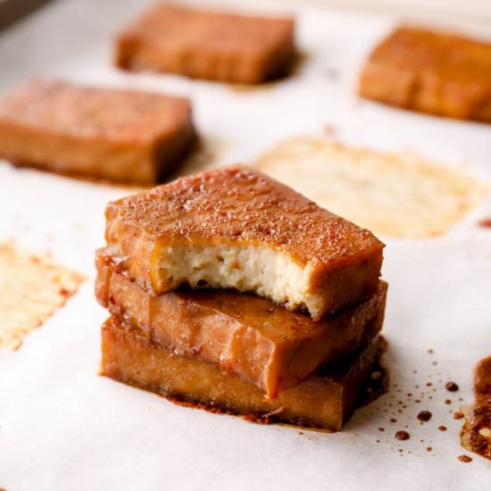 Baked Tofu - Recipe photo by Darn Good Veggies