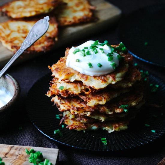 Easy German Potato Pancakes - Recipe photo by allthatsjas