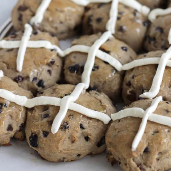 Gluten Free Hot Cross Buns - Recipe photo by Cathys Gluten Free