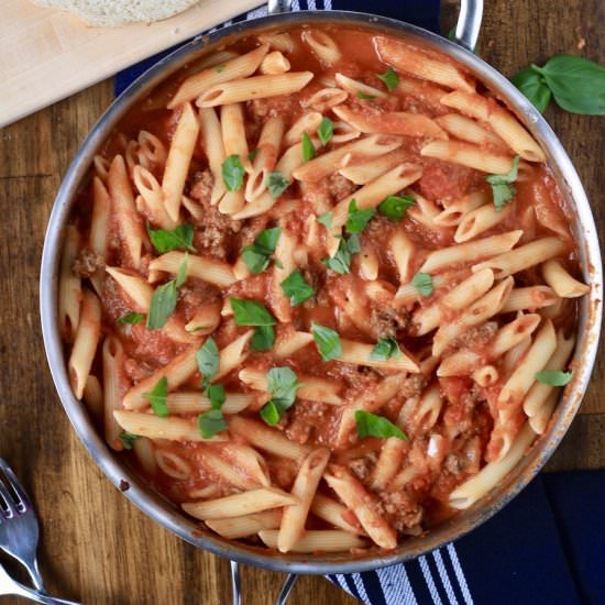 Arrabbiata Pasta - Recipe photo by My Life After Dairy