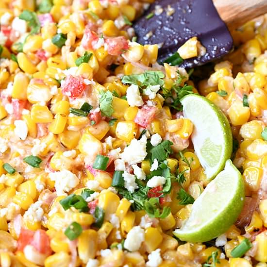 Best Mexican Street Corn Salad - Recipe photo by Savory Bites