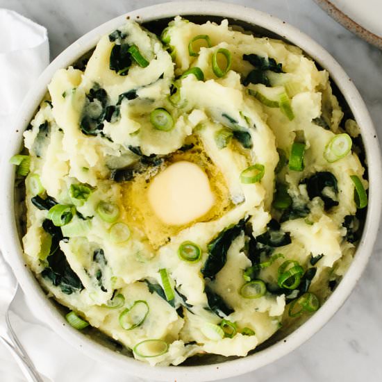 Best Colcannon - Recipe photo by Downshiftology